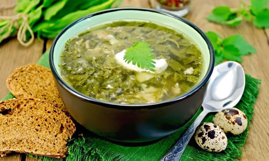 sopa verde para unha dieta preguiceira