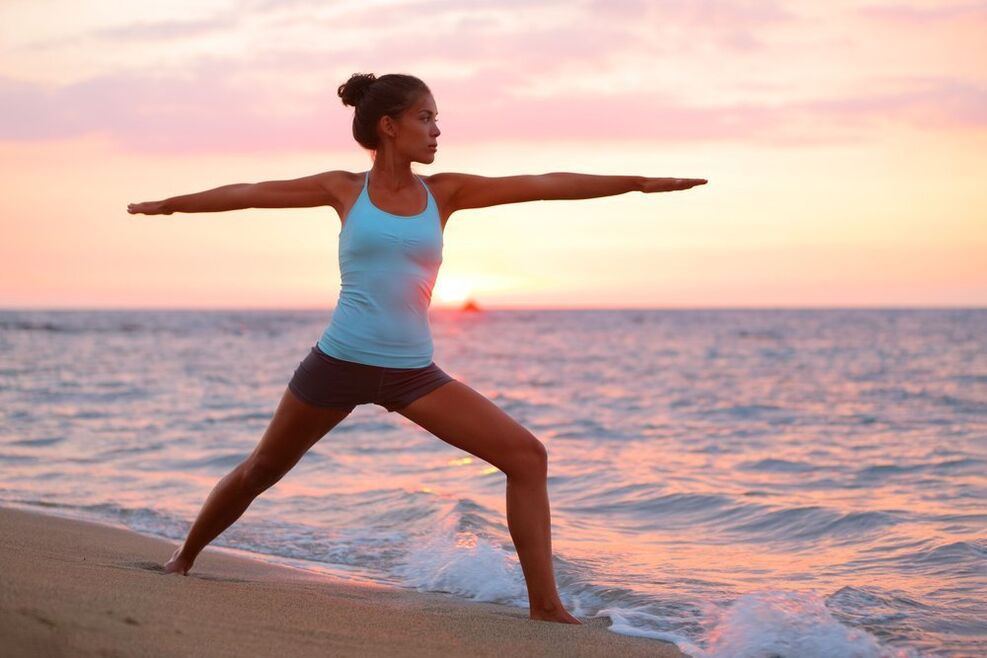 Exercicios de ioga para adelgazar