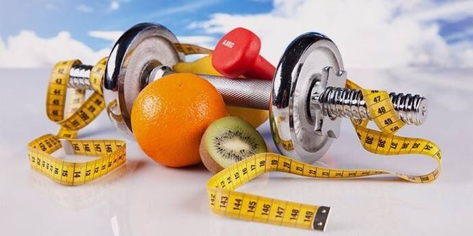 froitas e equipos de perda de peso